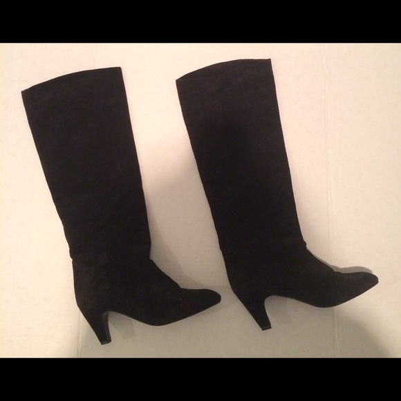 NIna Shoes - Black Suede Boots